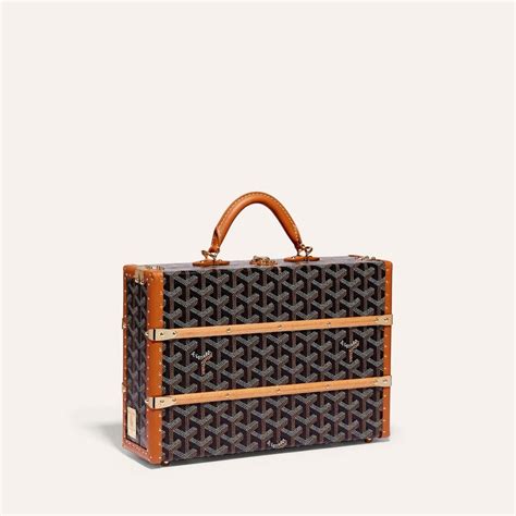 maison goyard trunk bag